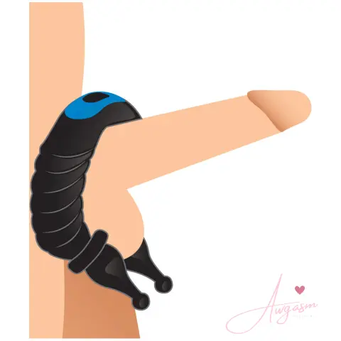 10X Cobra Dual Stimulation Silicone Cock Ring