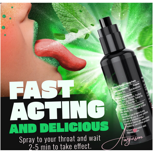 Deep Throat Mint Numbing Spray - Image 5