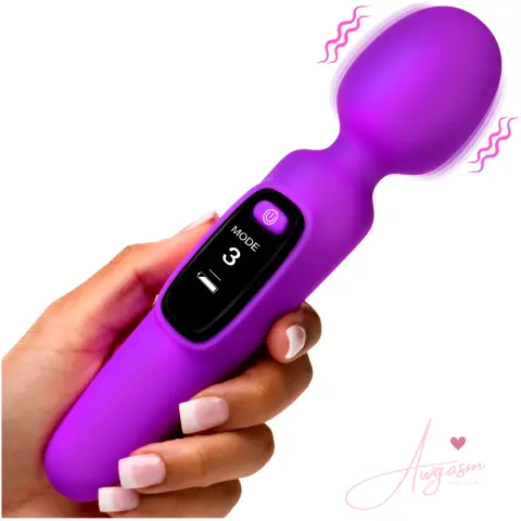 Digital Silicone Wand with Display