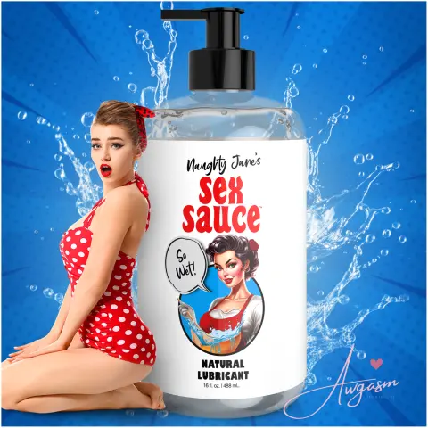 Naughty Jane's Sex Sauce Natural Lubricant - 16oz