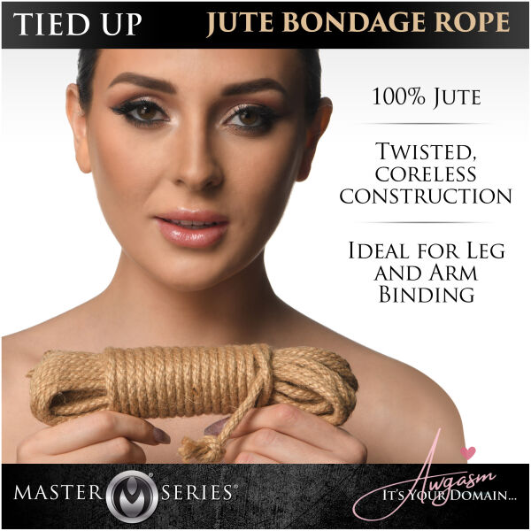 Tied Up Jute Bondage Rope - 50 Feet - Image 2