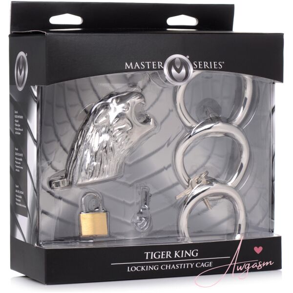 Tiger King Locking Chastity Cage - Image 8