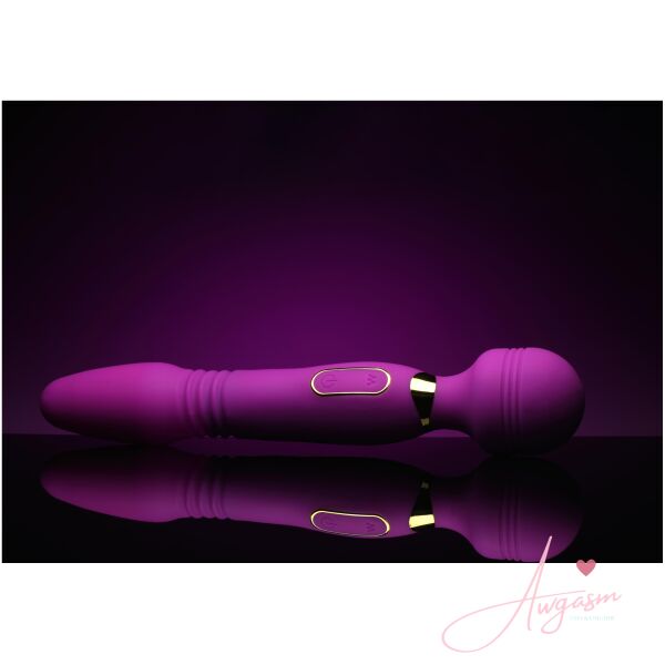 Ultra Thrust-Her Deluxe Thrusting and Vibrating Silicone Wand - Image 5
