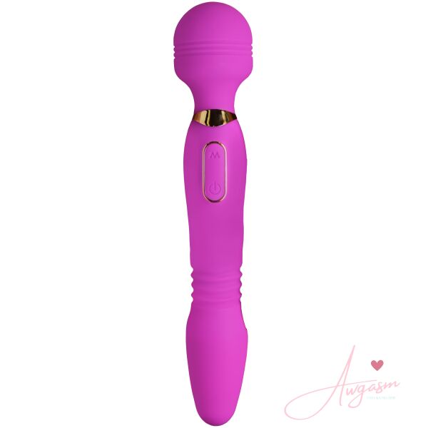 Ultra Thrust-Her Deluxe Thrusting and Vibrating Silicone Wand - Image 6