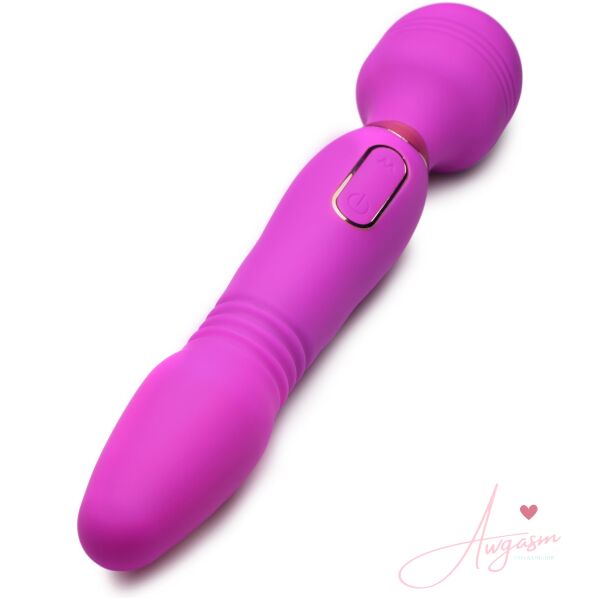 Ultra Thrust-Her Deluxe Thrusting and Vibrating Silicone Wand - Image 7