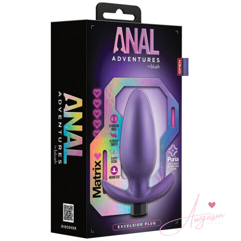 Anal Adventures Matrix Excelsior Plug-Astro Violet