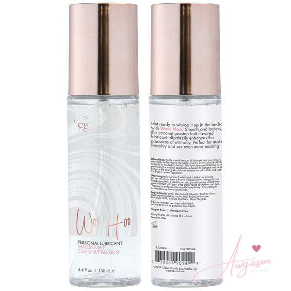 CG Woo Hoo Personal Lubricant-Coconut Passion 4.4oz - Image 4