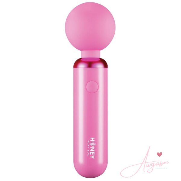 Honey Play Box Pomi Wand Clit Tease Vibrating Wand-Pink - Image 2