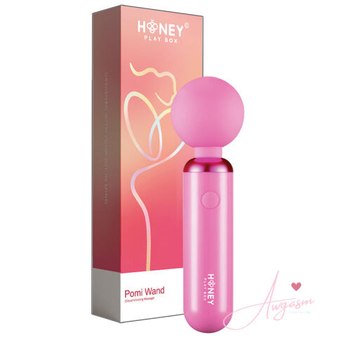 Honey Play Box Pomi Wand Clit Tease Vibrating Wand-Pink