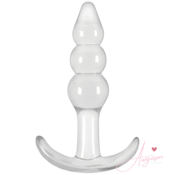 Jelly Rancher Ripple T-Plug-Clear - Image 2