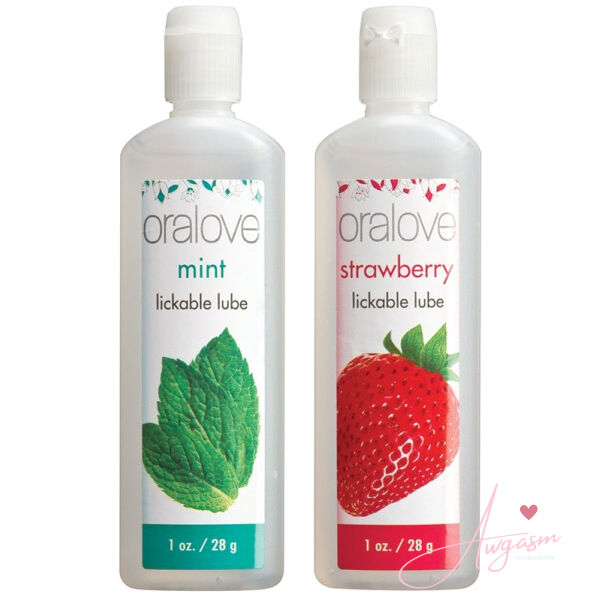 Oralove Delicious Duo Lube-Strawberry & Mint - Image 2