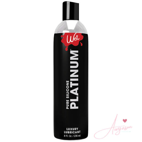 Wet Platinum Luxury Silicone Based Lubricant 8oz