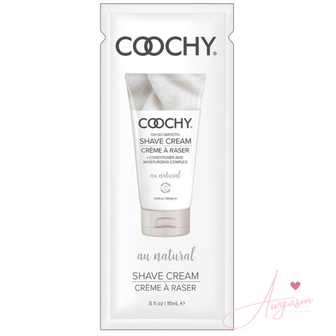 Coochy Shave Cream-Au Natural 15ml Foil
