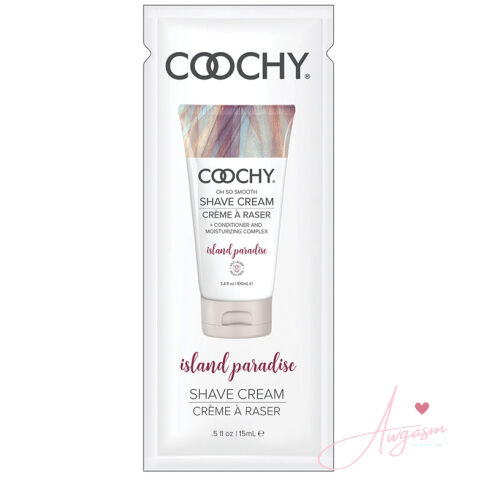 Coochy Shave Cream-Island Paradise 15ml Foil