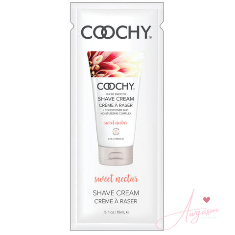 Coochy Shave Cream-Sweet Nectar 15ml Foil