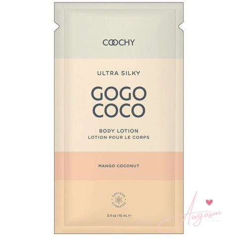 Coochy Ultra Gogo Coco Silky Body Lotion-Mango Coconut 10ml Foil