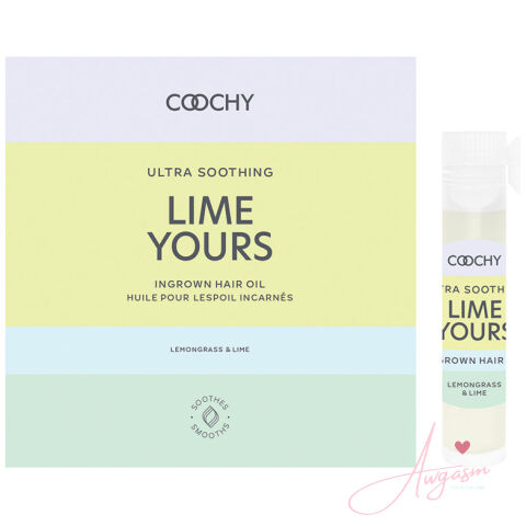 Coochy Ultra Lime Yours Soothing Ingrown Hair Oil-Lemongrass Lime 2ml