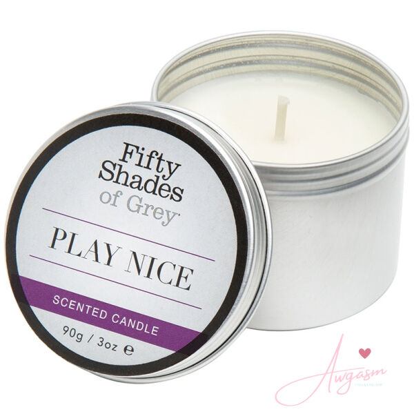 Fifty Shades of Grey Play Nice Vanilla Candle 90g - Image 2