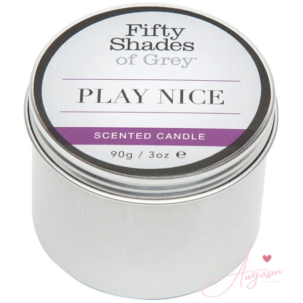 Fifty Shades of Grey Play Nice Vanilla Candle 90g - Image 3