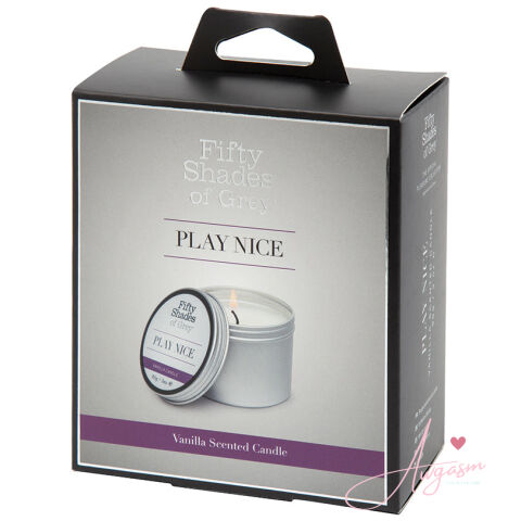 Fifty Shades of Grey Play Nice Vanilla Candle 90g