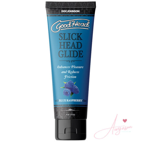 GoodHead Slick Head Glide-Blue Raspberry 4oz Bulk