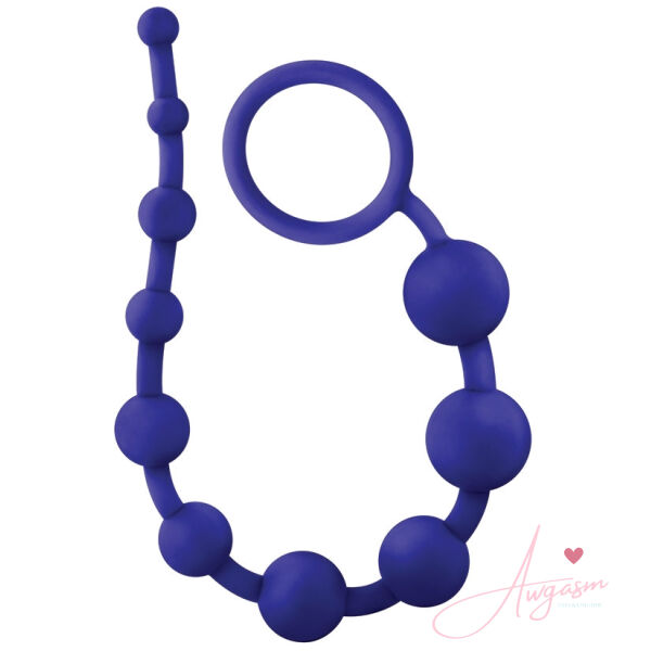 Luxe Silicone 10 Beads-Blue - Image 2