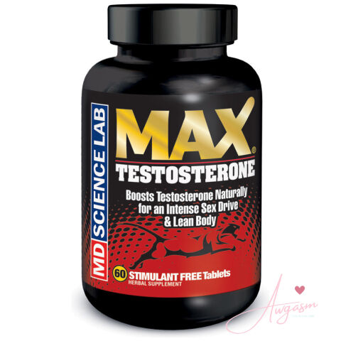 MAX Testosterone-60 Count Bottle