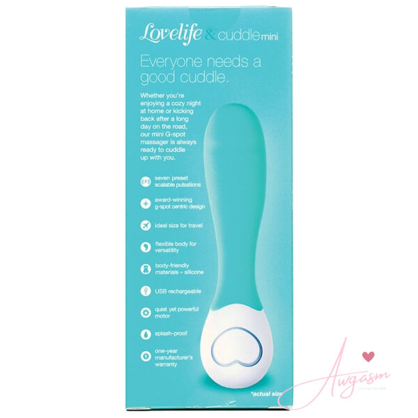 OhMiBod Lovelife Cuddle Mini-Turquoise - Image 3