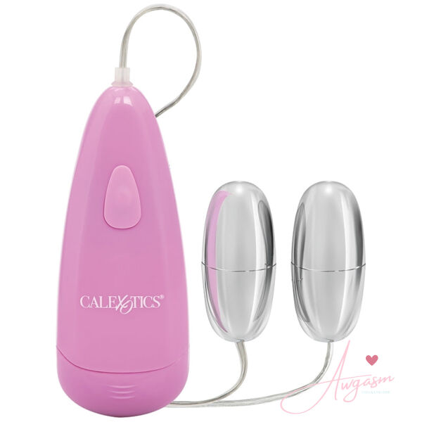 Pocket Exotics Waterproof Double Bullets-Silver - Image 2