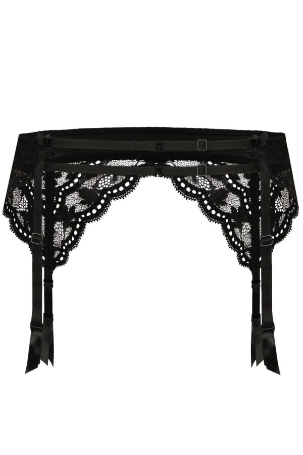Roza Lagerta Suspender Belt Black - Image 4