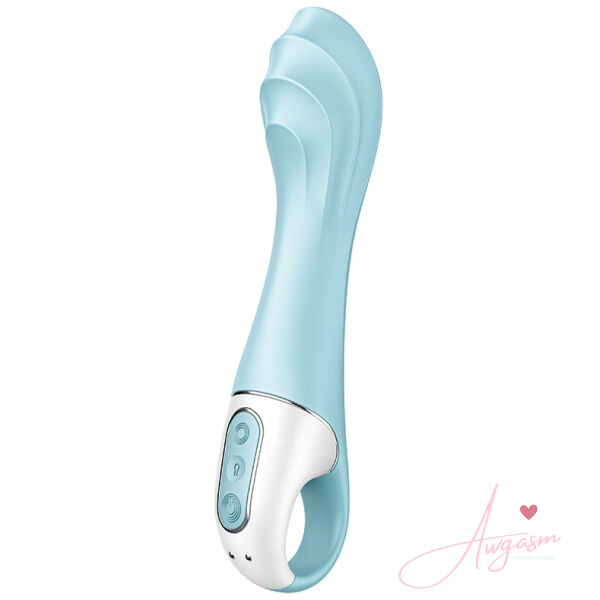 Satisfyer Air Pump Vibrator 5+-Blue - Image 2