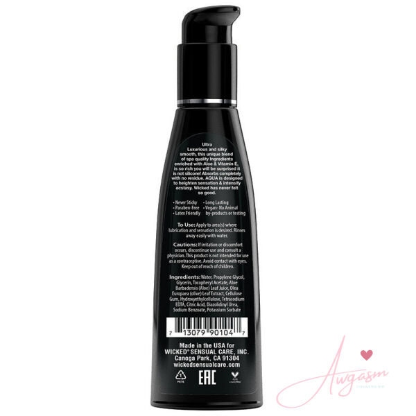 Wicked Aqua Lubricant 4oz - Image 2