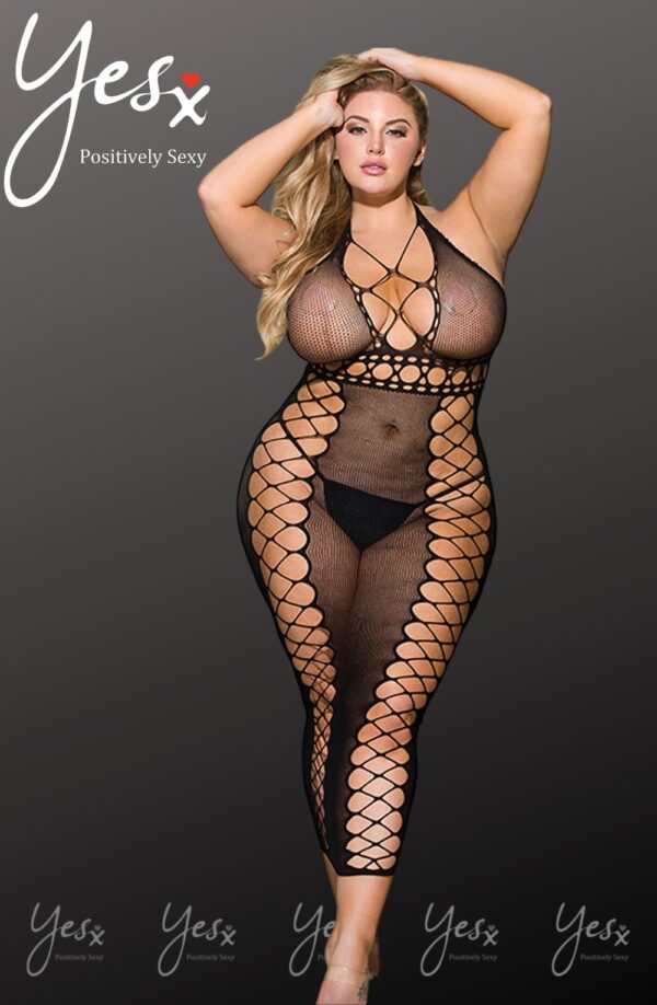 YesX YX834Q Bodystocking Dress - Image 5