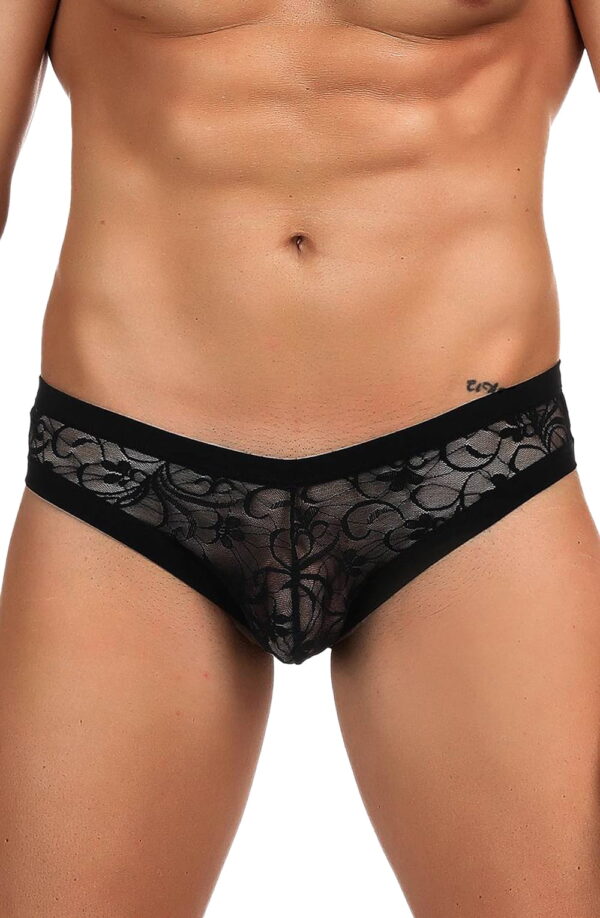 YesX YX973 Mens Brief Black - Image 5