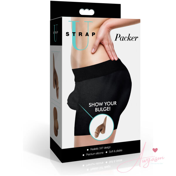 3.6" Silicone Packer Dildo - Medium - Image 6