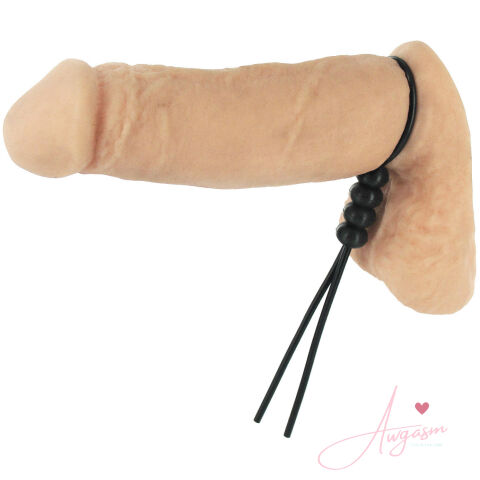 4-Way Adjustable Cock and Ball Tie - Black