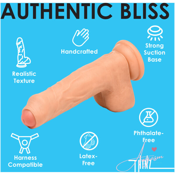 7 Inch uncut Dildo with Balls - Image 5