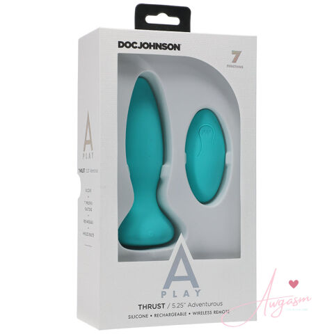 A-Play Thrust Adventurous Rechargeable Plug-Teal
