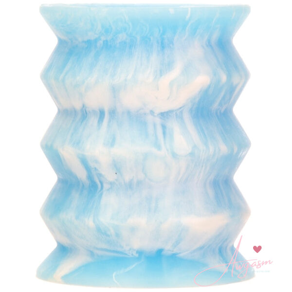 Addiction Silicone Stroker Glow in the Dark-Blue - Image 2