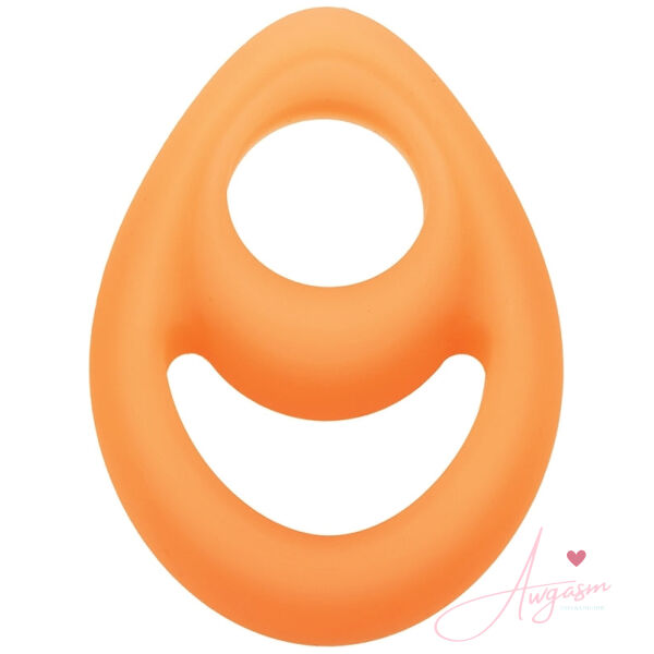 Alpha Glow-In-The-Dark Liquid Silicone Teardrop Ring - Image 2