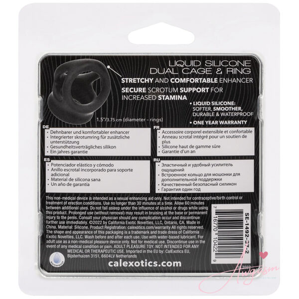 Alpha Liquid Silicone Dual Cage & Ring - Image 3