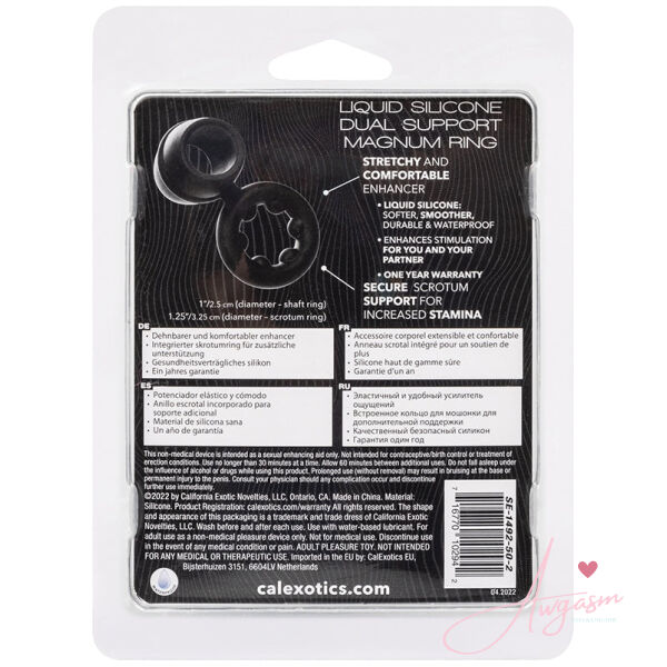 Alpha Liquid Silicone Dual Magnum Ring - Image 3