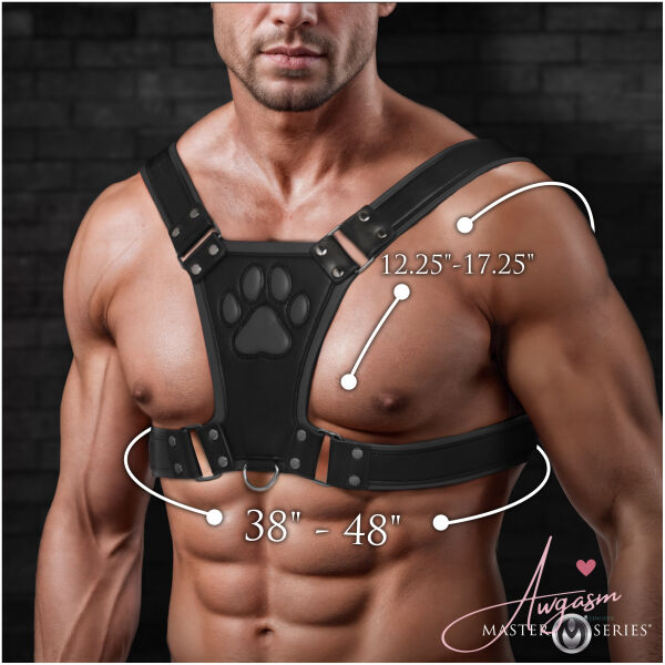 Alpha Pup Bulldog Harness - Black - Image 4