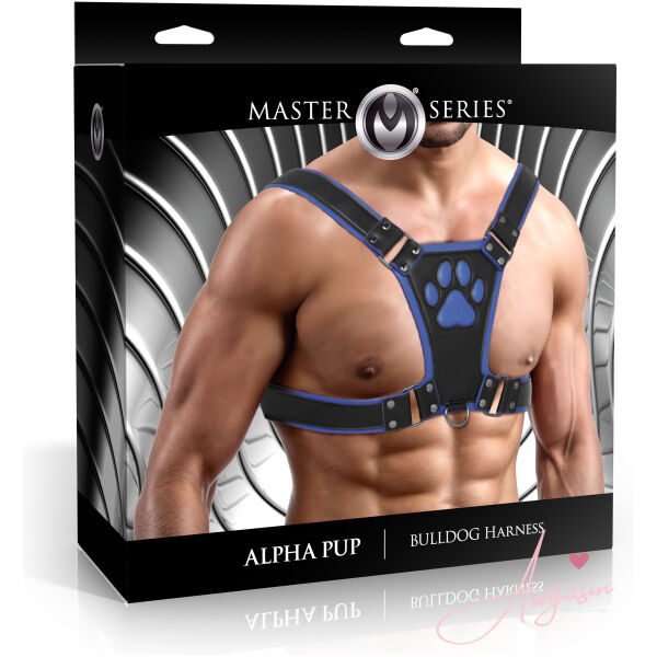 Alpha Pup Bulldog Harness - Blue - Image 7