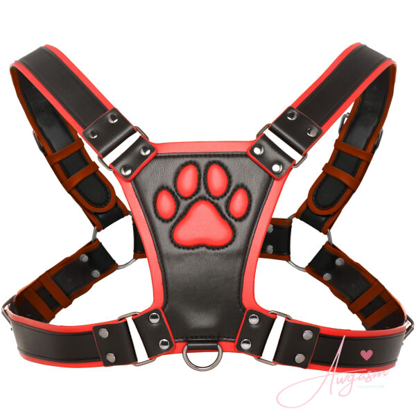Alpha Pup Bulldog Harness - Red - Image 6