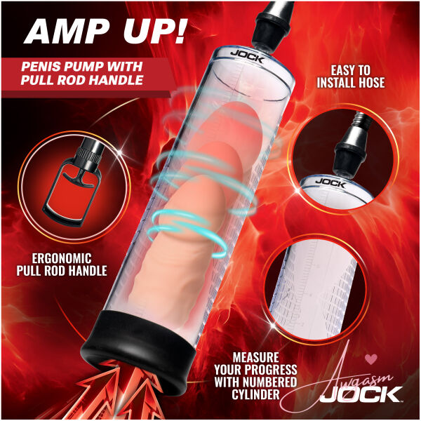 Amp Up Penis Pump with Pull Handle - Image 2