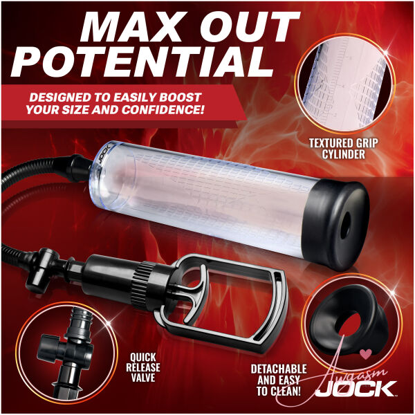 Amp Up Penis Pump with Pull Handle - Image 3