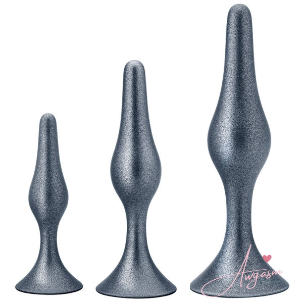 Anal Adventures Matrix Genesis Plug Kit-Silver - Image 2
