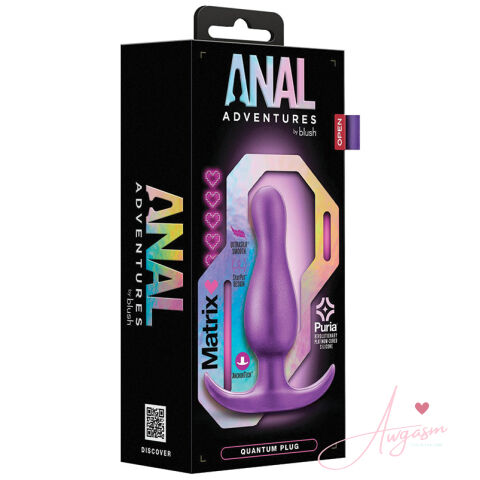 Anal Adventures Matrix Quantum Plug-Purple