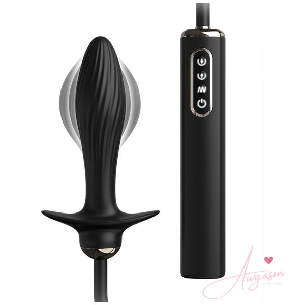 Anal Fantasy Elite Auto Throb Inflatable Vibrating Plug-Black - Image 2